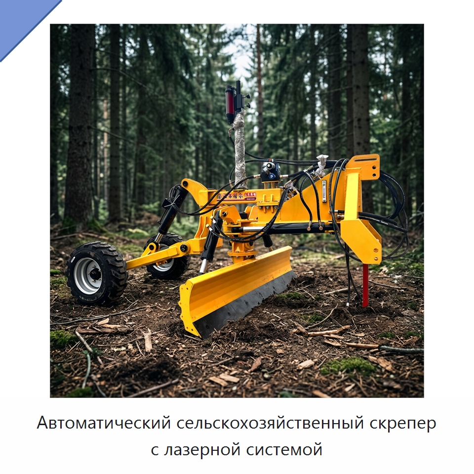 Автоматический сельскохозяйственный скрепер с лазерной системой — Специальные сельскохозяйственные машины