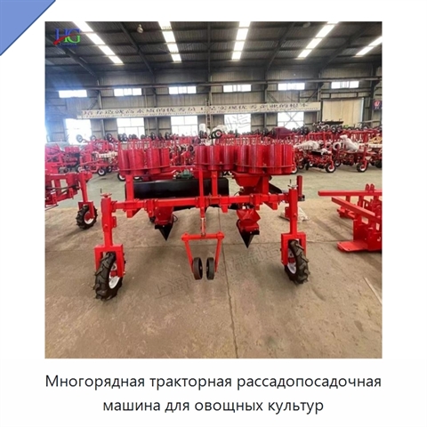 Многорядная тракторная рассадопосадочная машина для овощных культур