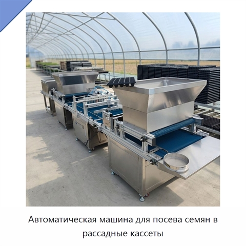 Автоматическая машина для посева семян в рассадные кассеты