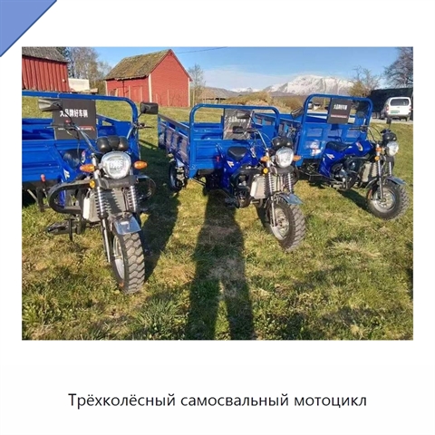 Трёхколёсный самосвальный мотоцикл