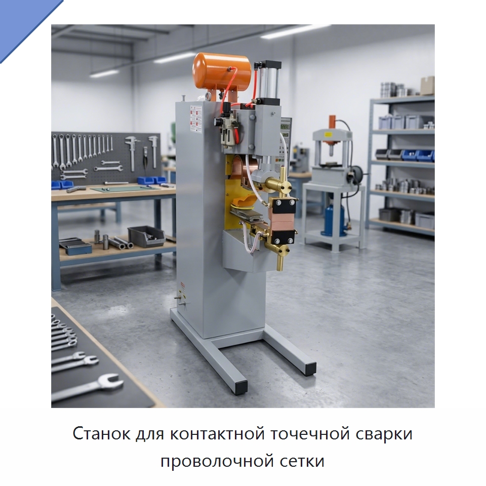 Станок для контактной точечной сварки проволочной сетки — Специальные машины и промышленное оборудование