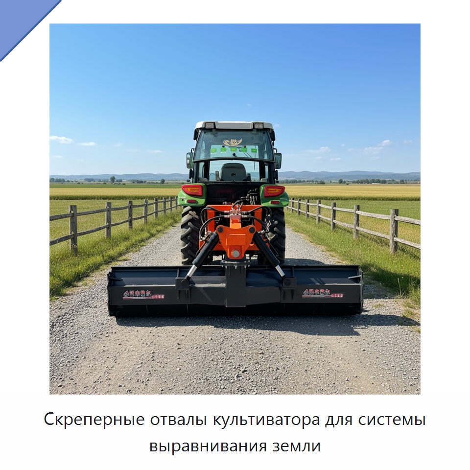 Скреперные отвалы культиватора для системы выравнивания земли — Специальные сельскохозяйственные машины