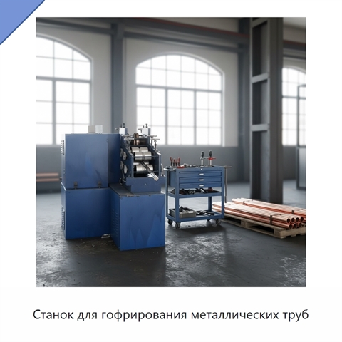 Станок для гофрирования металлических труб