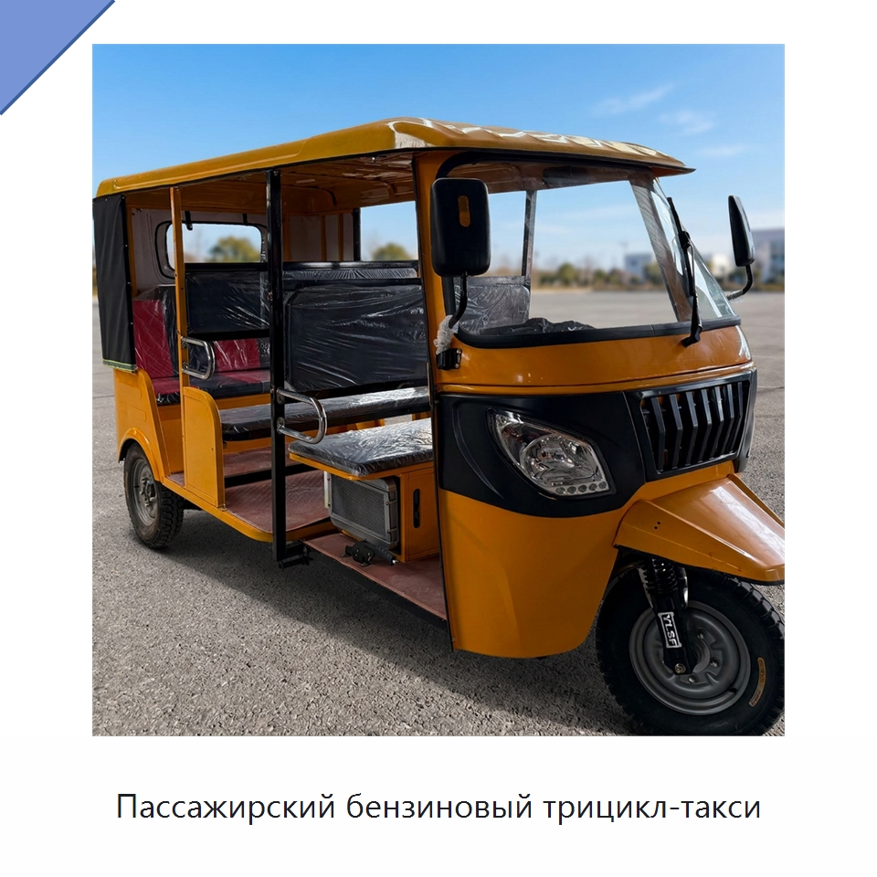 Пассажирский бензиновый трицикл-такси — Промышленное оборудование
