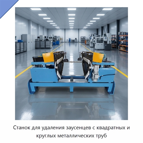 Станок для удаления заусенцев с квадратных и круглых металлических труб