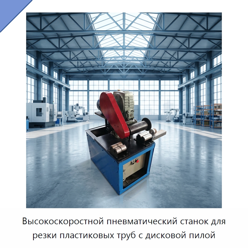 Высокоскоростной пневматический станок для резки пластиковых труб с дисковой пилой — Станки для обработки труб