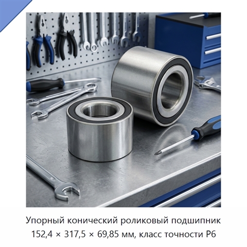 Упорный конический роликовый подшипник 152,4 × 317,5 × 69,85 мм, класс точности P6