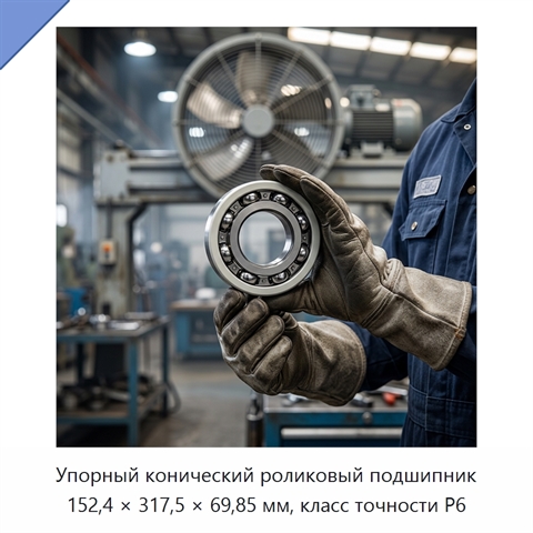 Упорный конический роликовый подшипник 152,4 × 317,5 × 69,85 мм, класс точности P6