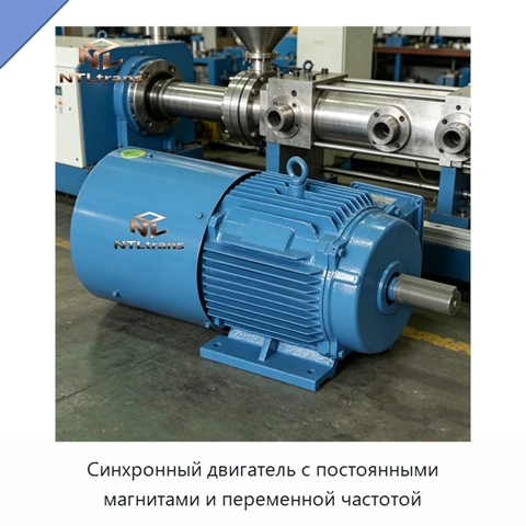 Синхронный двигатель с постоянными магнитами и переменной частотой