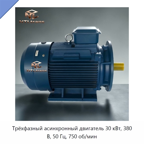 Трёхфазный асинхронный двигатель 30 кВт, 380 В, 50 Гц, 750 об/мин