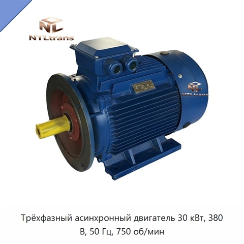 Трёхфазный асинхронный двигатель 30 кВт, 380 В, 50 Гц, 750 об/мин