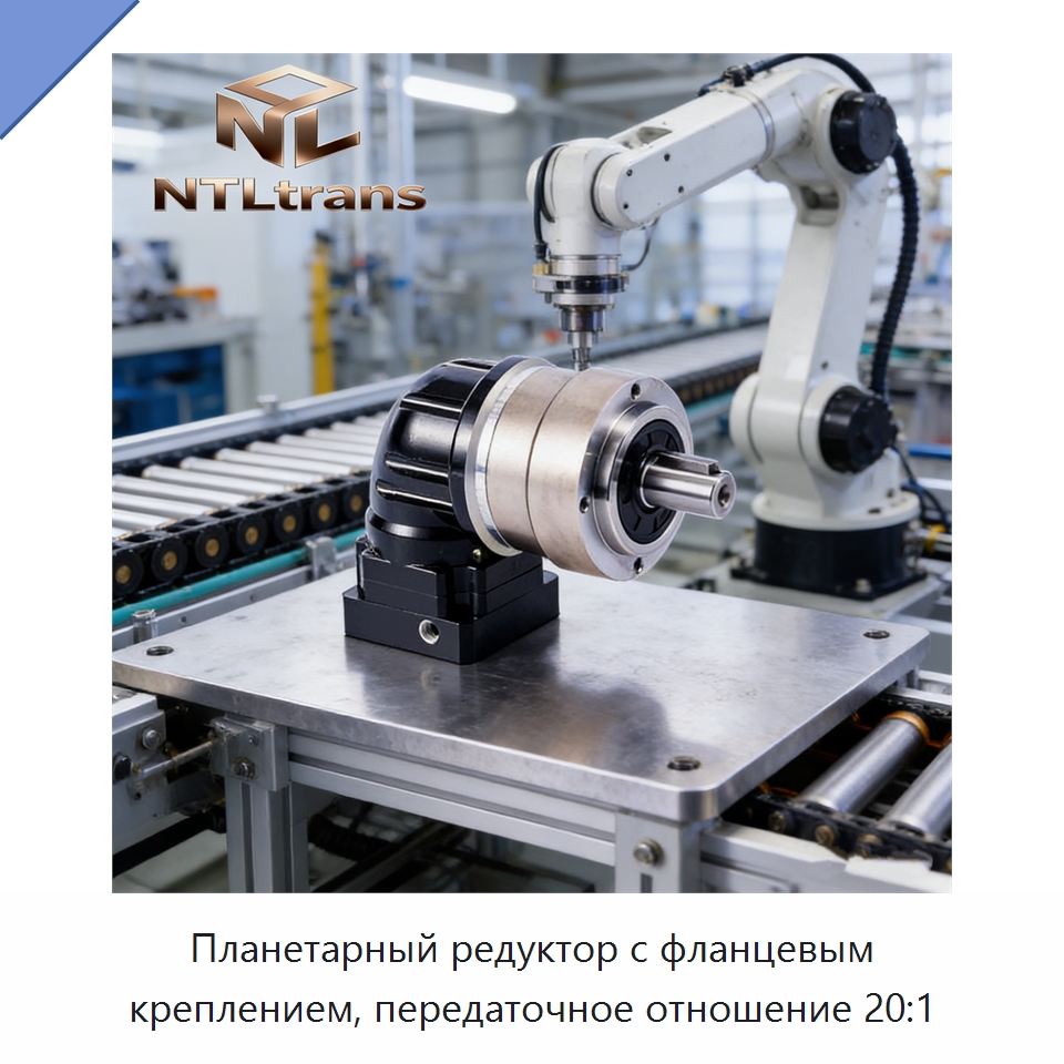 Планетарный редуктор с фланцевым креплением, передаточное отношение 20:1 — Редукторы