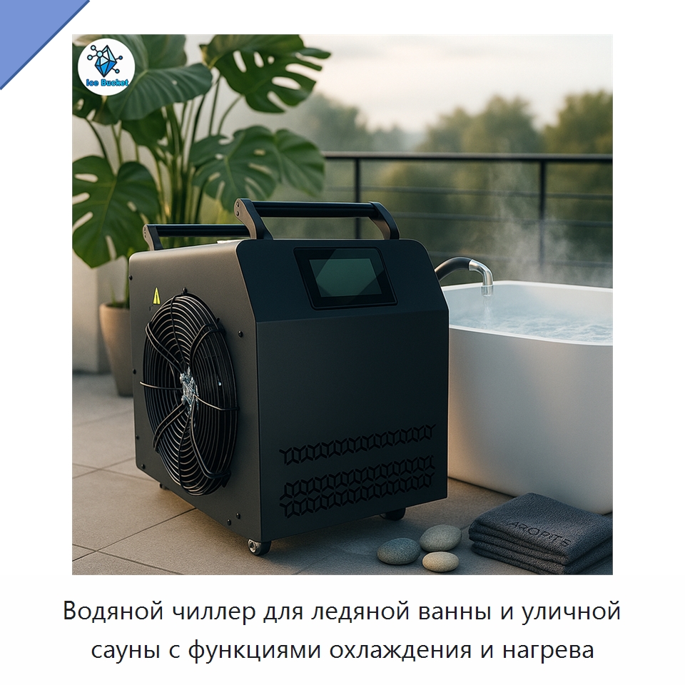 Водяной чиллер для ледяной ванны и уличной сауны с функциями охлаждения и нагрева — Охладительное оборудование
