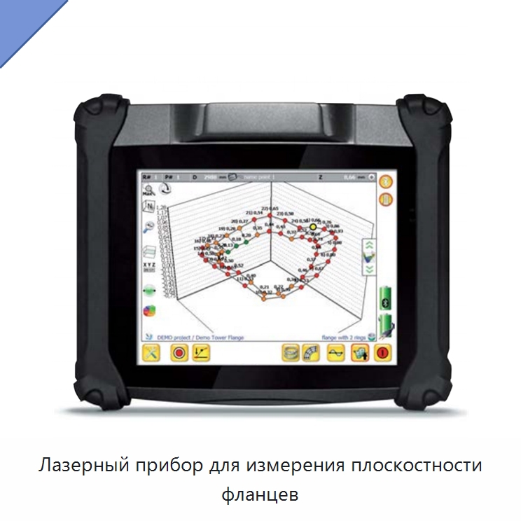 Лазерный прибор для измерения плоскостности фланцев — Специальные испытательные приборы