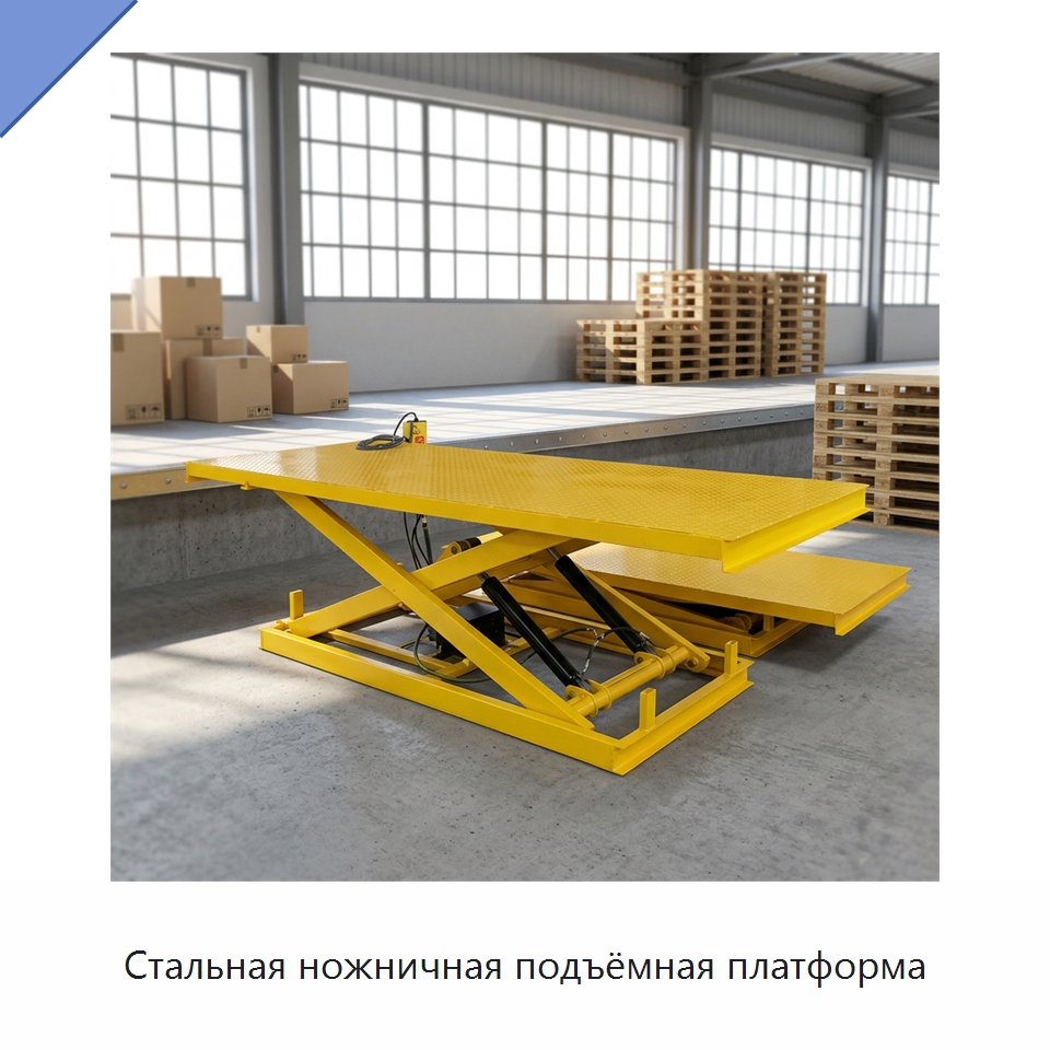Стальная ножничная подъёмная платформа — Подъемные столы