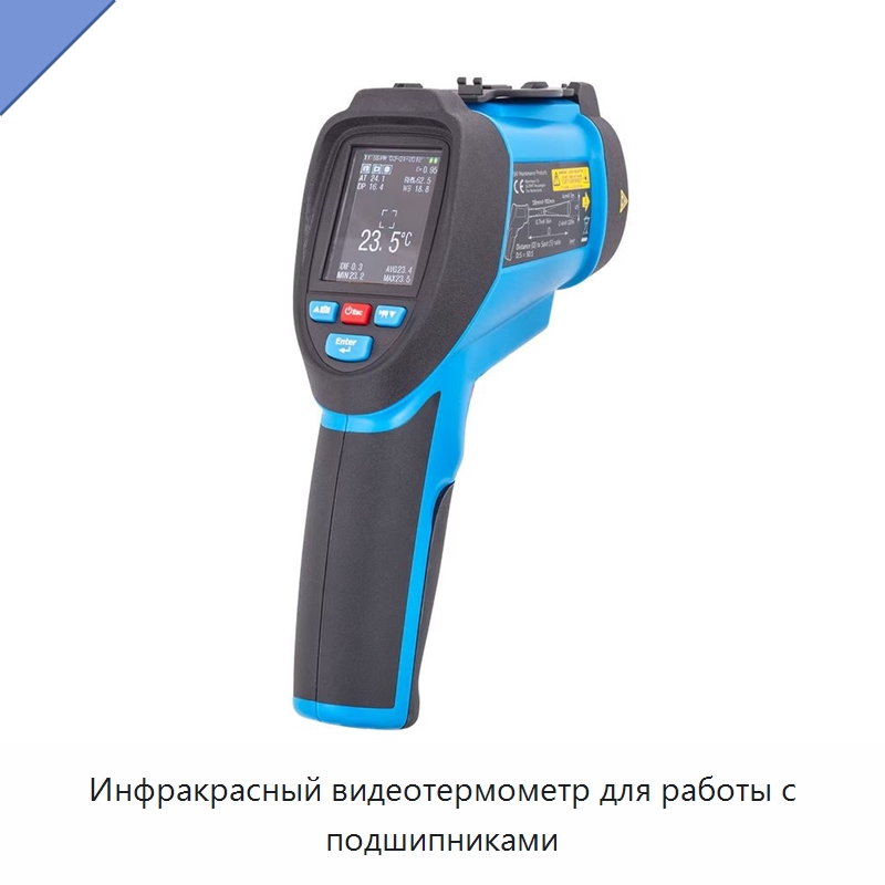 Инфракрасный видеотермометр для работы с подшипниками — Специальные принадлежности для подшипников