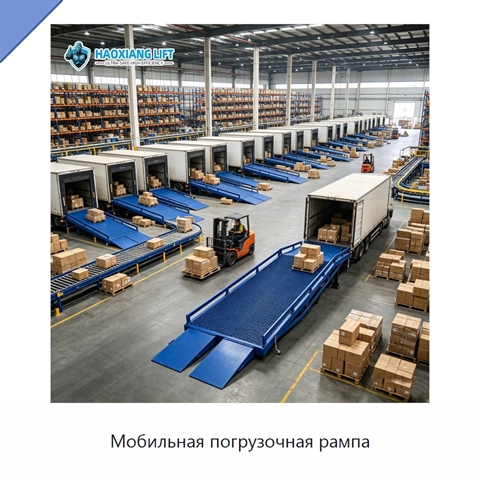 Мобильная погрузочная рампа