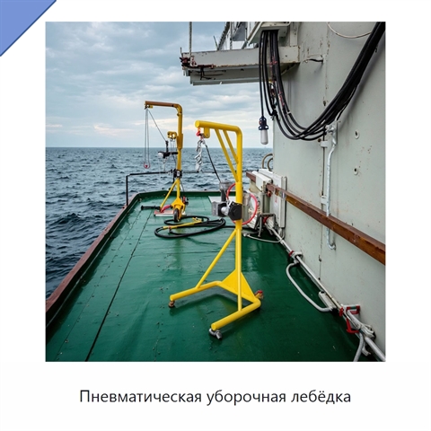 Пневматическая уборочная лебёдка