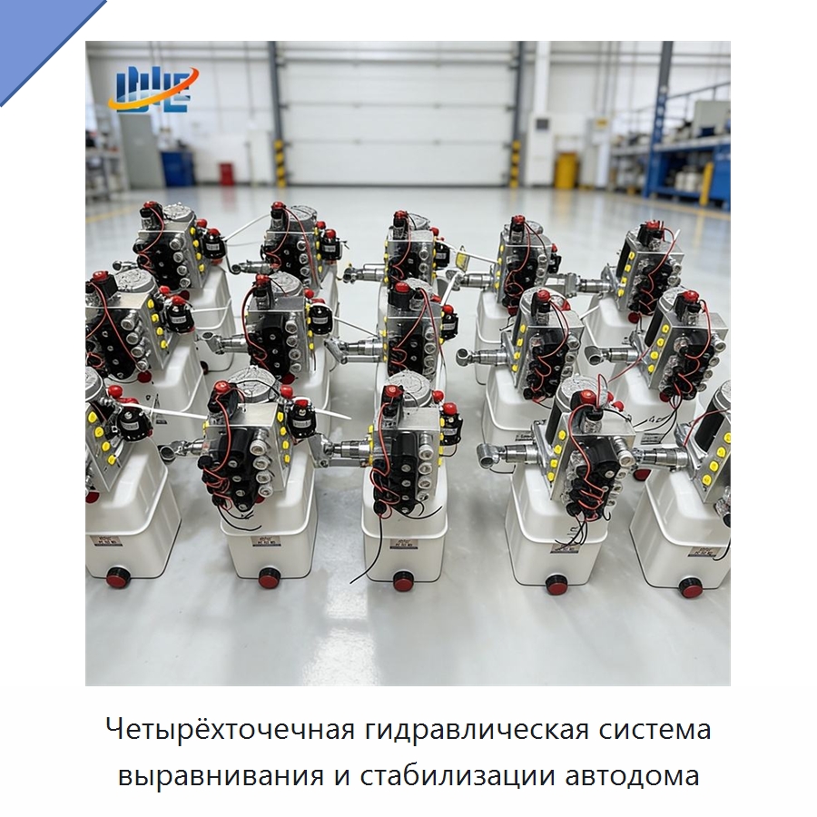 Четырёхточечная гидравлическая система выравнивания и стабилизации автодома — Цилиндры