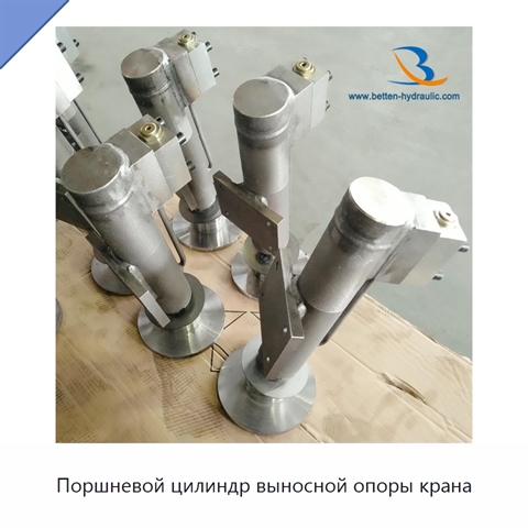 Поршневой цилиндр выносной опоры крана