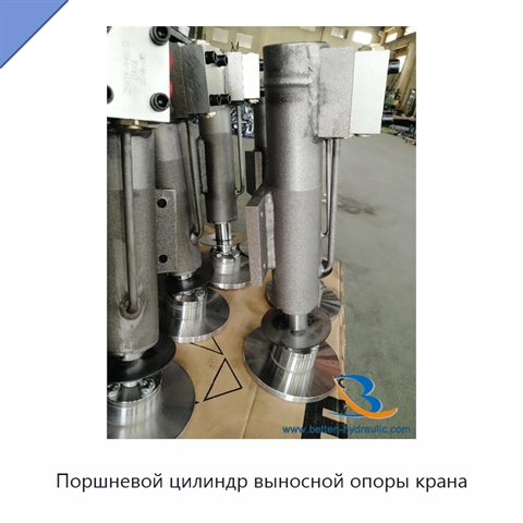 Поршневой цилиндр выносной опоры крана