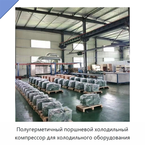 Полугерметичный поршневой холодильный компрессор для холодильного оборудования