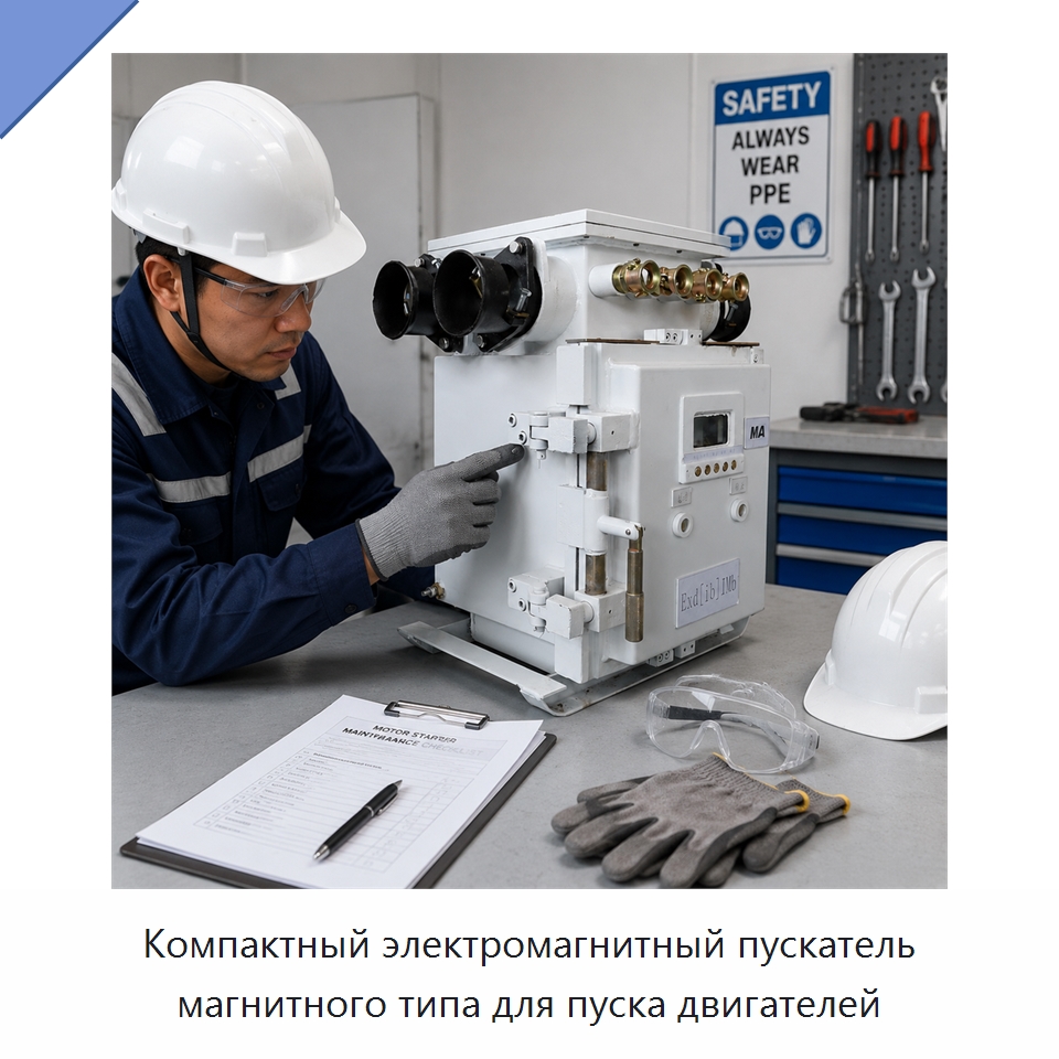 Компактный электромагнитный пускатель магнитного типа для пуска двигателей — Горнодобывающее оборудование