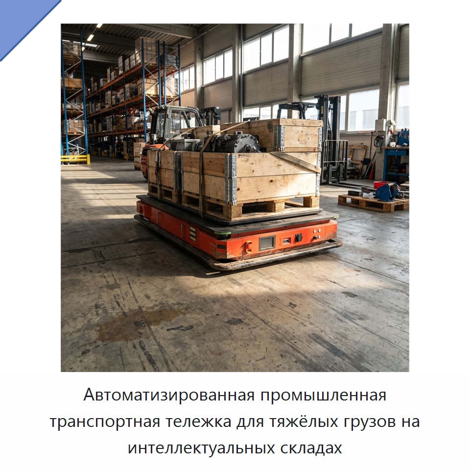 Автоматизированная промышленная транспортная тележка для тяжёлых грузов на интеллектуальных складах — Вилочные погрузчики