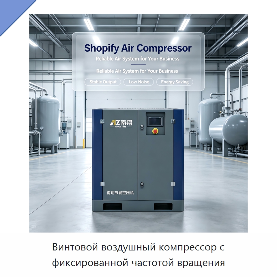 Винтовой воздушный компрессор с фиксированной частотой вращения — Промышленные компрессоры