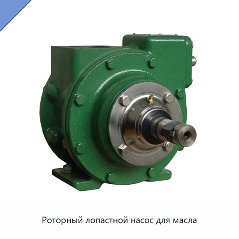 Роторный лопастной насос для масла