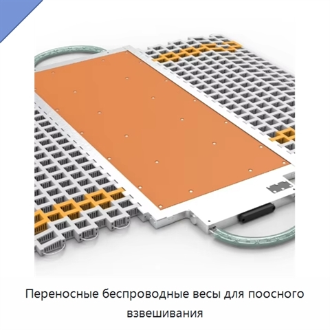 Переносные беспроводные весы для поосного взвешивания