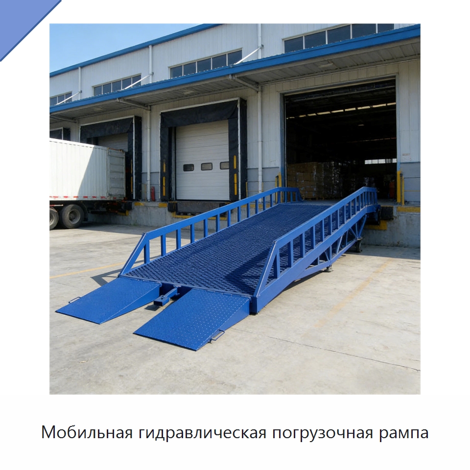 Мобильная гидравлическая погрузочная рампа — Специальное подъемно-транспортное оборудование