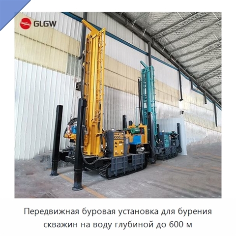 Передвижная буровая установка для бурения скважин на воду глубиной до 600 м