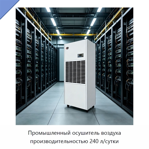 Промышленный осушитель воздуха производительностью 240 л/сутки