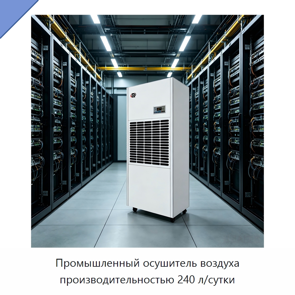 Промышленный осушитель воздуха производительностью 240 л/сутки