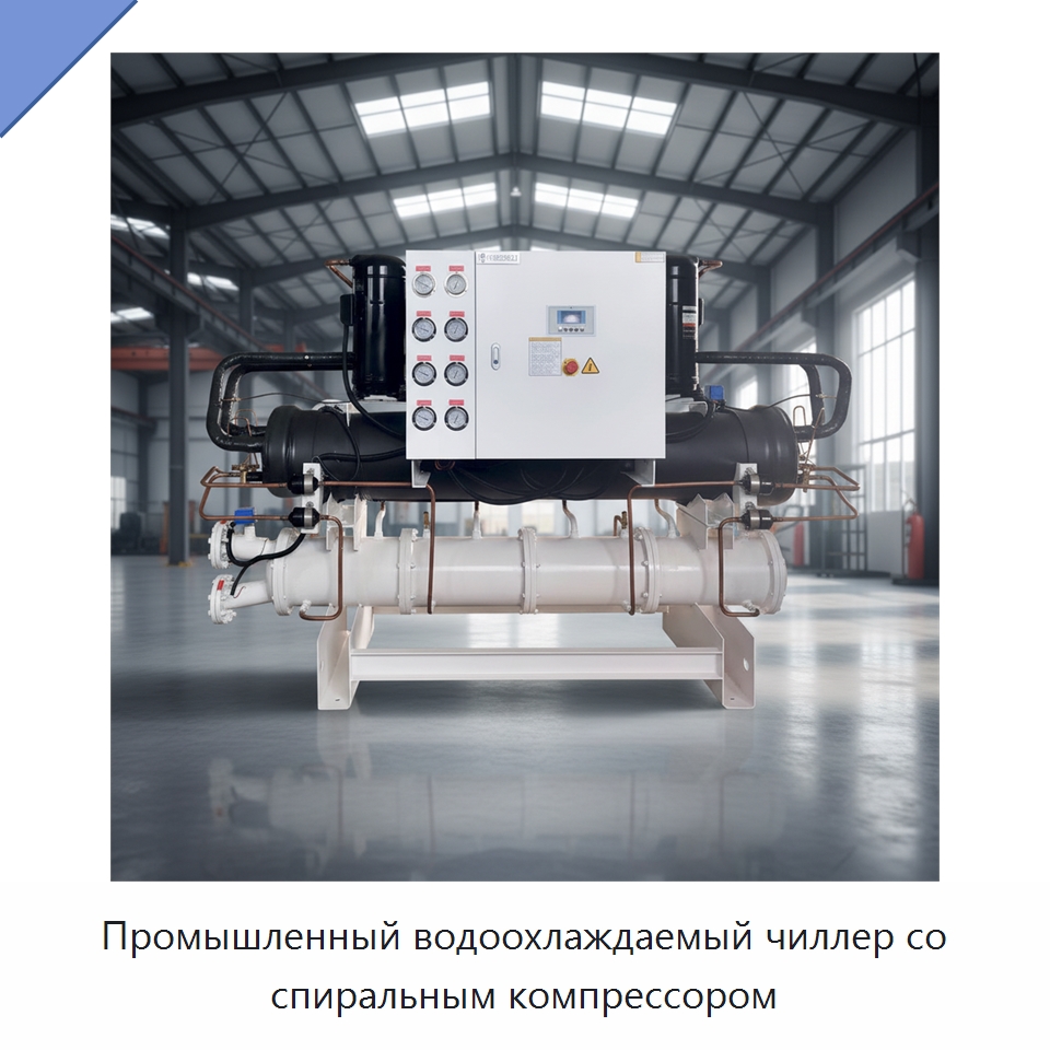 Промышленный водоохлаждаемый чиллер со спиральным компрессором — Охладительное оборудование
