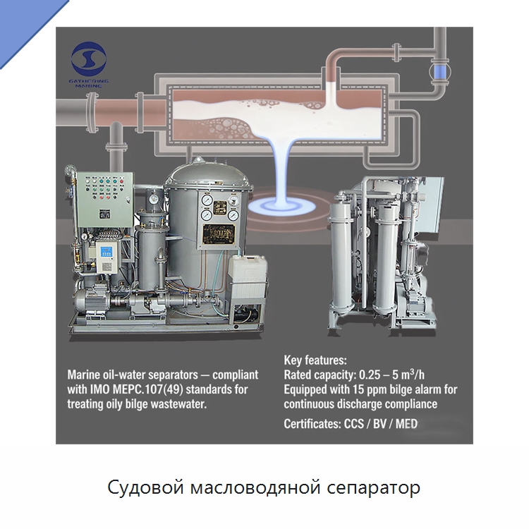 Судовой масловодяной сепаратор — Водоочистное оборудование