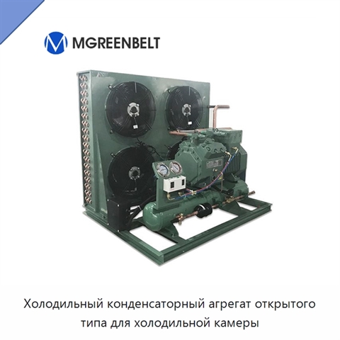 Холодильный конденсаторный агрегат открытого типа для холодильной камеры