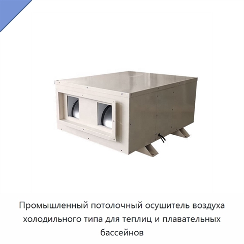 Промышленный потолочный осушитель воздуха холодильного типа для теплиц и плавательных бассейнов