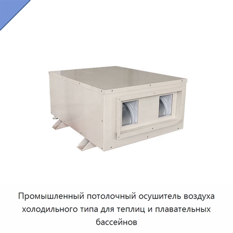Промышленный потолочный осушитель воздуха холодильного типа для теплиц и плавательных бассейнов