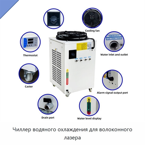 Чиллер водяного охлаждения для волоконного лазера