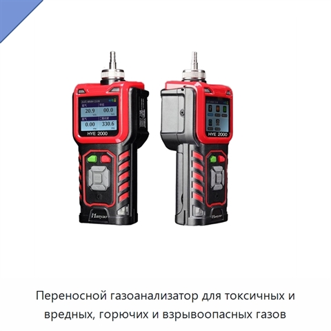 Переносной газоанализатор для токсичных и вредных, горючих и взрывоопасных газов