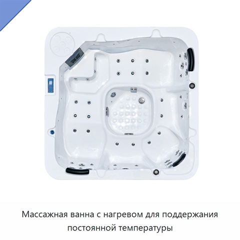 Массажная ванна с нагревом для поддержания постоянной температуры