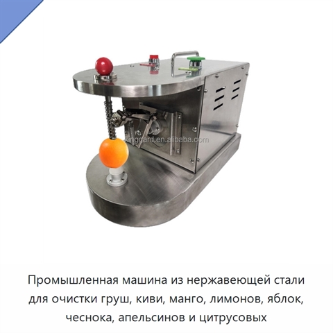 Промышленная машина из нержавеющей стали для очистки груш, киви, манго, лимонов, яблок, чеснока, апельсинов и цитрусовых