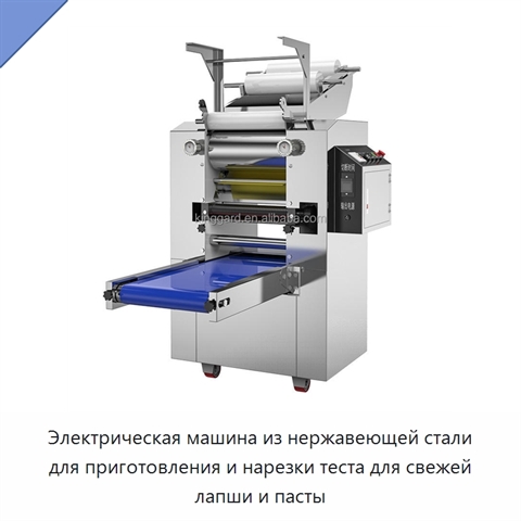 Электрическая машина из нержавеющей стали для приготовления и нарезки теста для свежей лапши и пасты