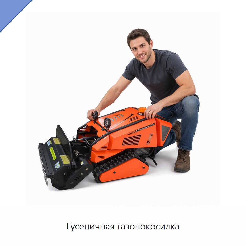 Гусеничная газонокосилка — Специальные сельскохозяйственные машины