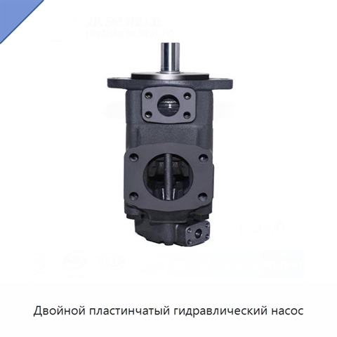 Двойной пластинчатый гидравлический насос