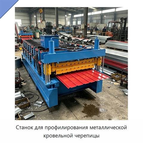 Станок для профилирования металлической кровельной черепицы