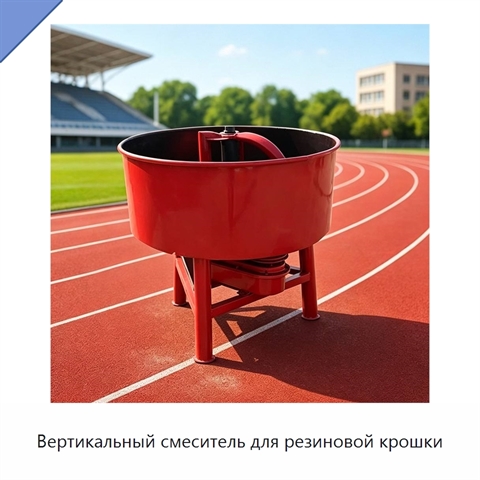 Вертикальный смеситель для резиновой крошки