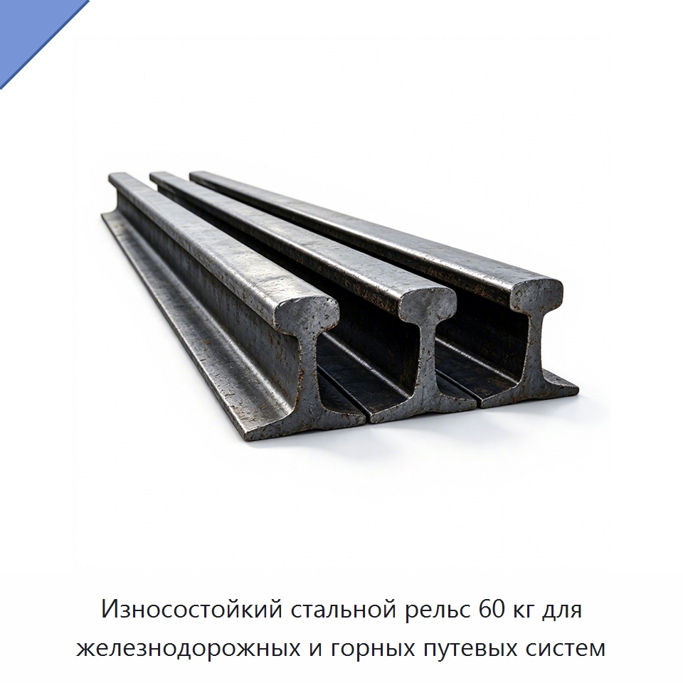Износостойкий стальной рельс 60 кг для железнодорожных и горных путевых систем — Запчасти для строительной техники